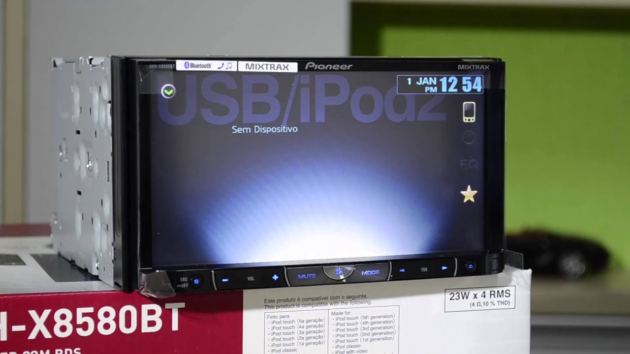 Funções do DVD Pioneer AVH-X8580BT - Dúvidas respondidas