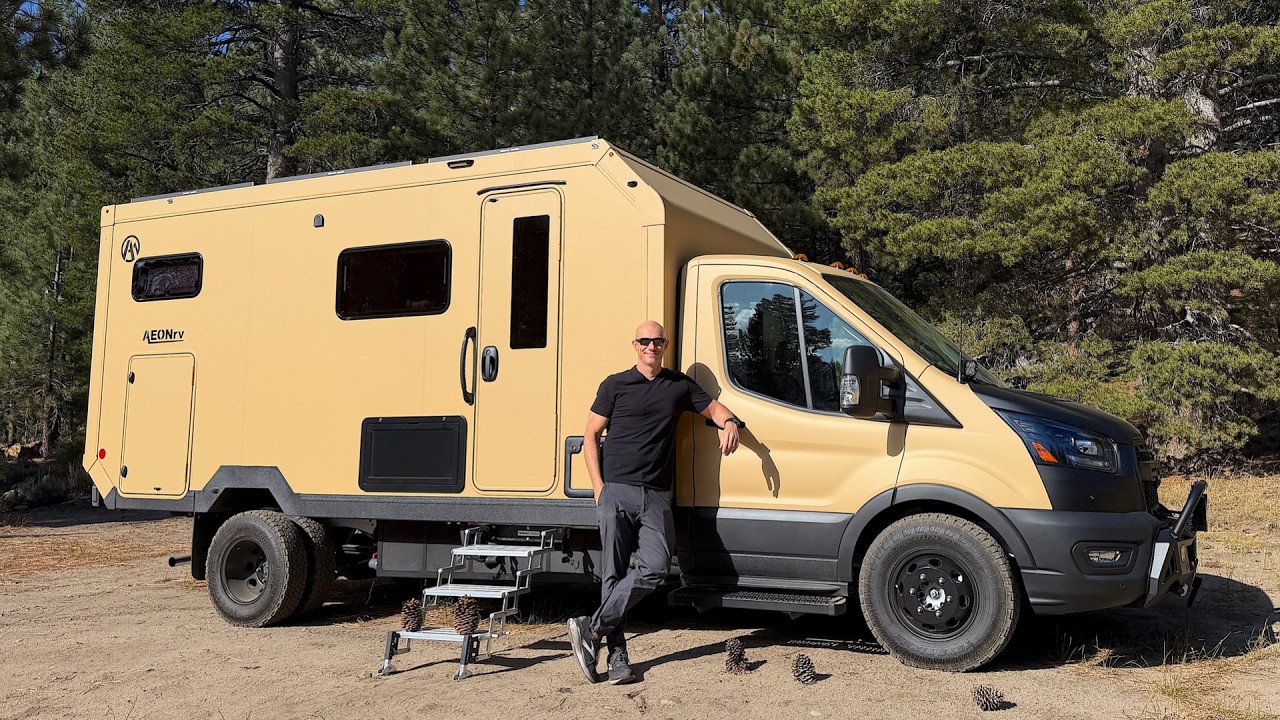 RV Camping in This Four Season Off-Grid RV | AEONrv EXT