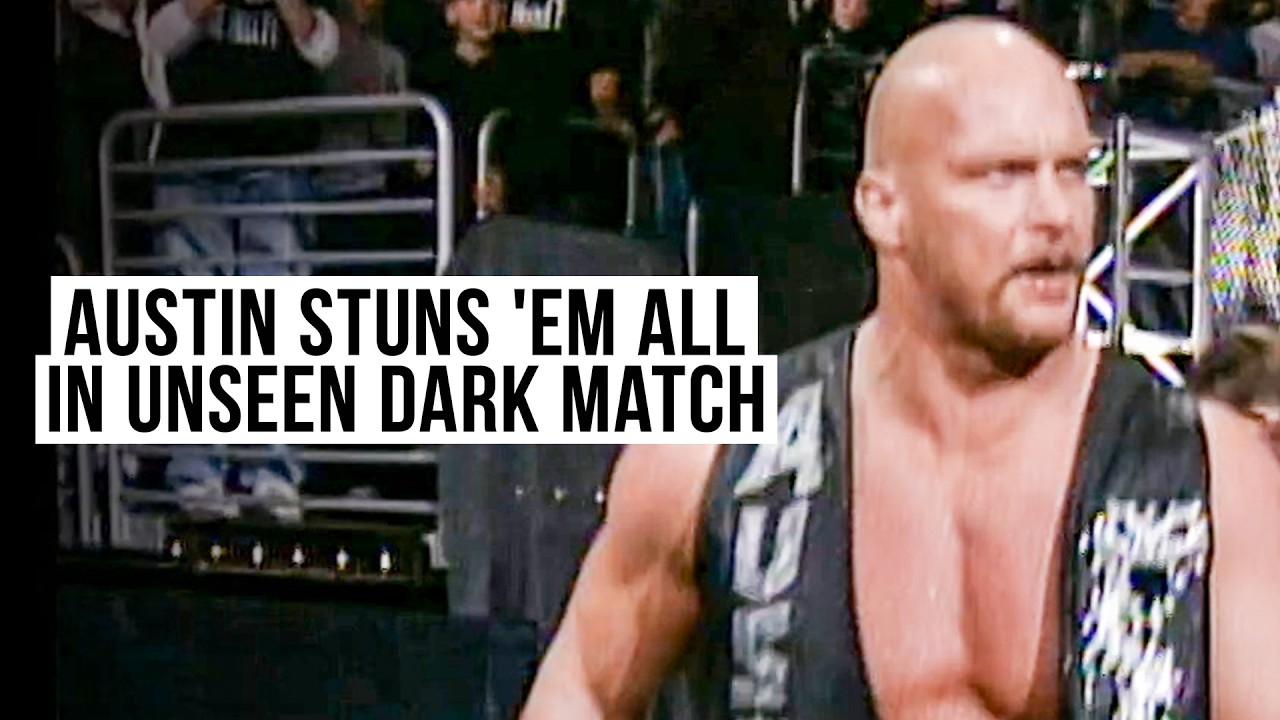 UNSEEN: Austin, Rock, Undertaker and Kane collide in Attitude Era Dark Match | From the WWE Vault
