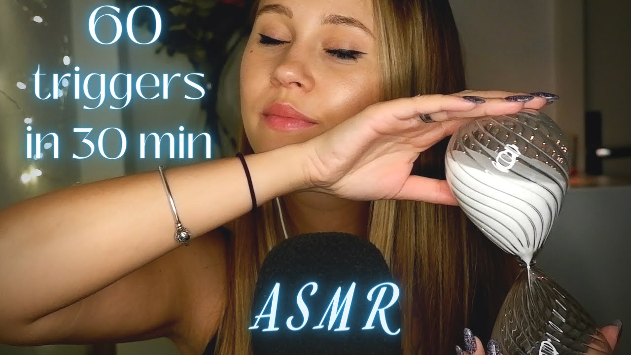 ASMR | You won't resist falling asleep 😴 (60 triggers in 30 minutes - No Talking)