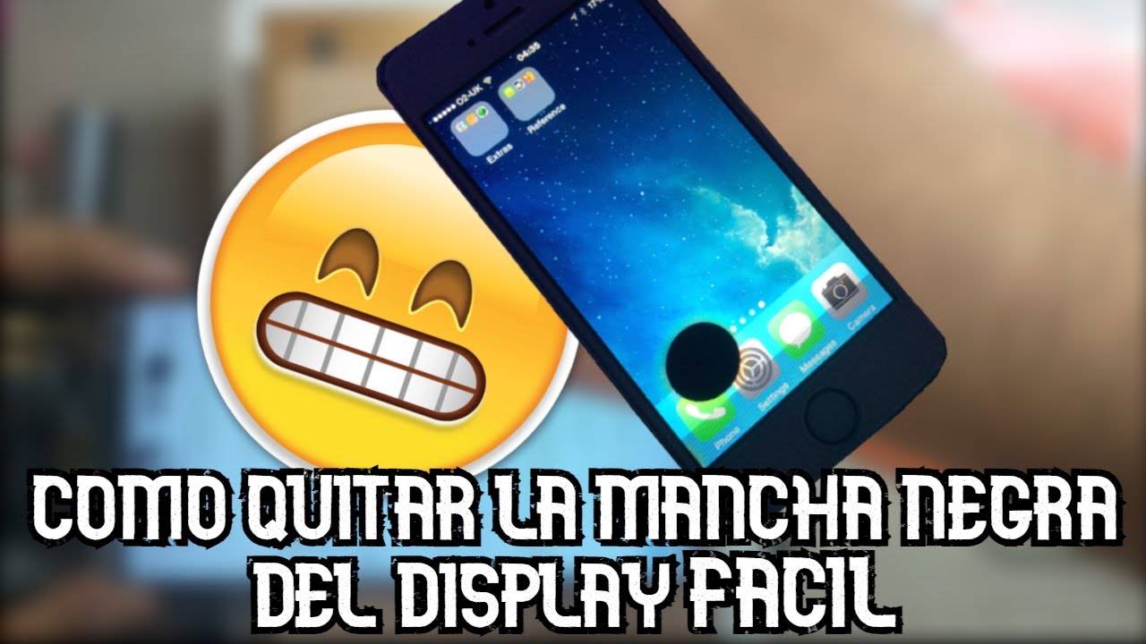Reparación de pantallas | Como quitar manchas negras o black spot de display.