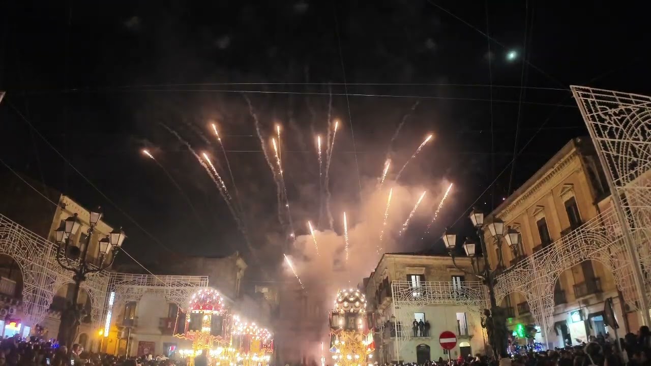 S.Barbara 2025 Paternò (CT) Spettacolo Piromusicale. a cura dalla ditta Vaccalluzzo Events