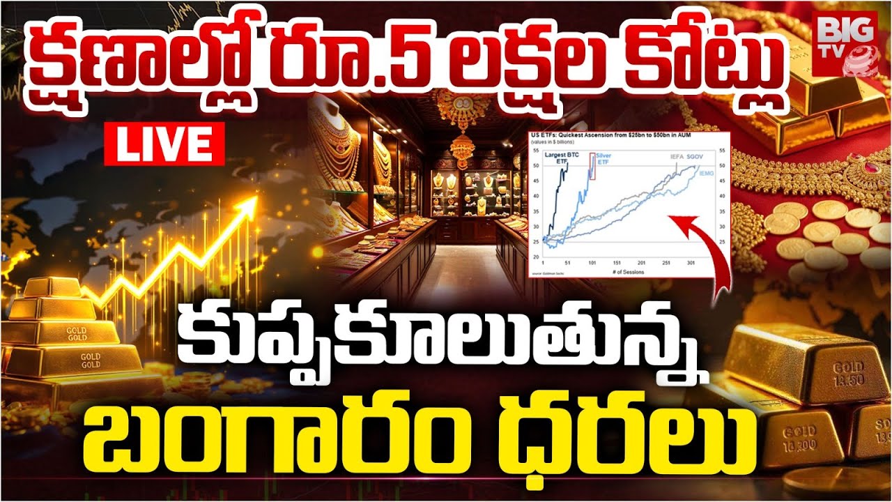 Gold Price Crash, ₹5 Lakh Crores Lost Per Minute | క్షణాల్లో రూ.5 లక్షల కోట్లు ఢమాల్ | BIG TV