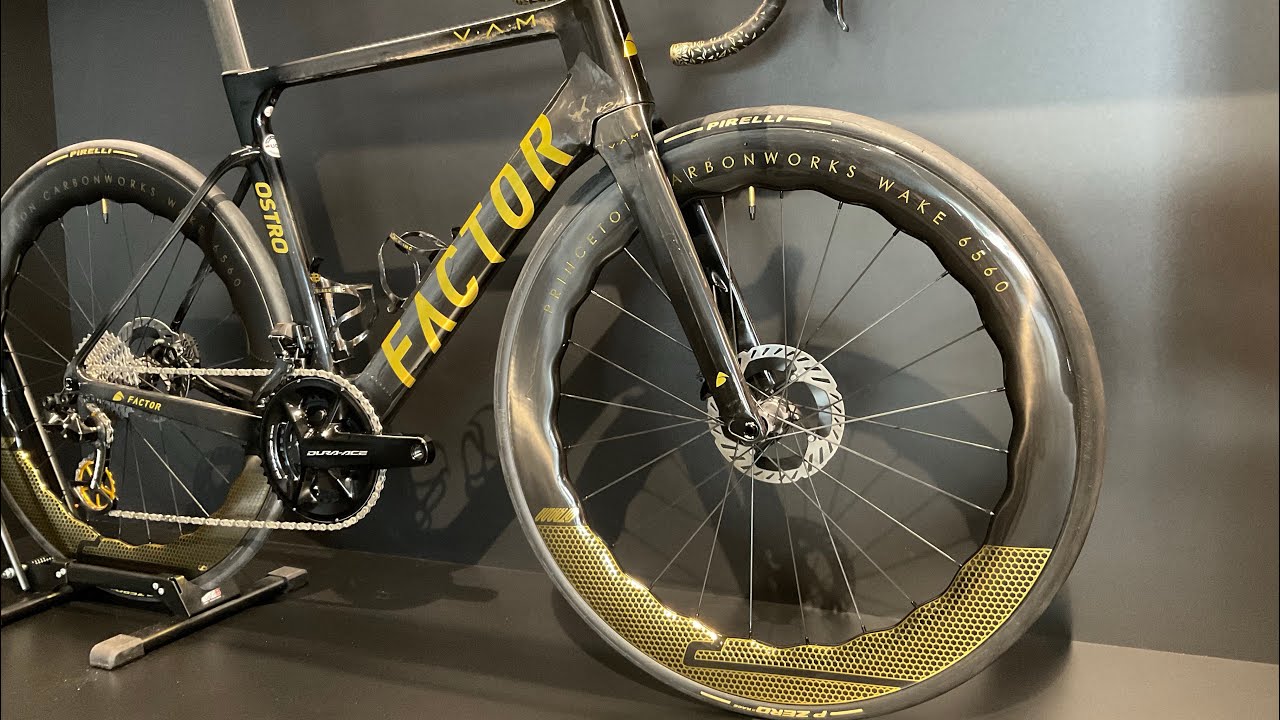 Unique 💥  Factor Ostro VAM | Princeton Wake 6560 | Gold | Dura Ace Di2 | Bike -Porn