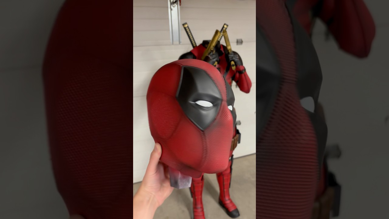 #Do3D #Exclusive #Lifesize 1:1 #scalemodel #Deadpool #3dprinting #Statue #figure #marvel #wolverine