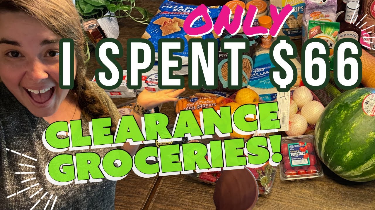 Clearance Grocery Haul + Meal Plan