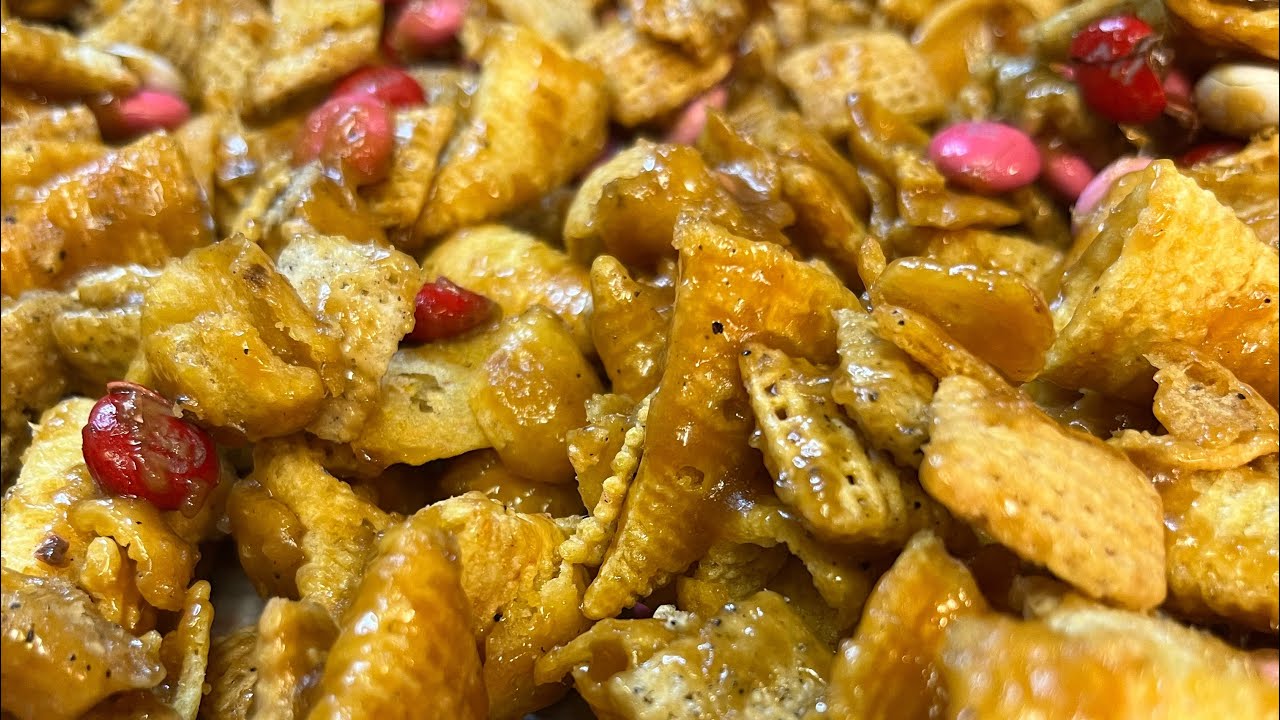 Valentine Caramel Frito Chex Mix
