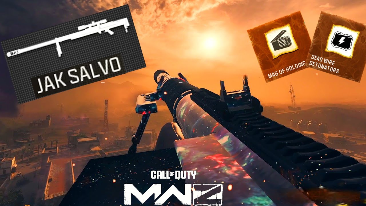 New Amazing Rocket Gun (JAK SALVO) it's Weird🫥 IN MW3 ZOMBIES