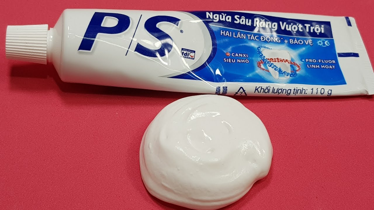 Làm Slime Chỉ Cần Đường Và Kem Đánh Răng ! Diy Slime Sugar and toothpaste