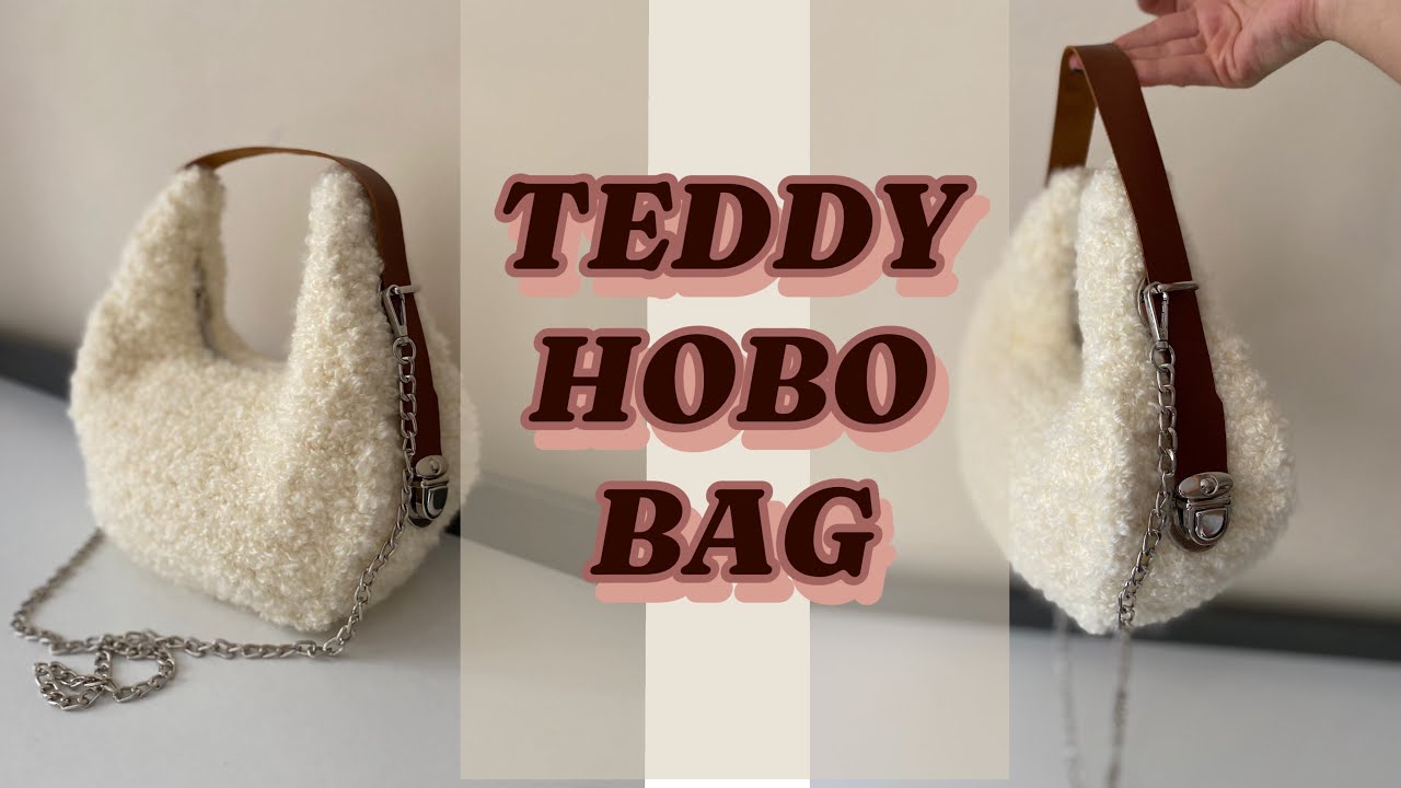 DAHA ÖNCE HİÇ BÖYLESİNİ GÖRMEDİNİZ!! Teddy hobo bag🌸 Teddy çanta🌸#teddybag #teddyçanta #örgüçanta