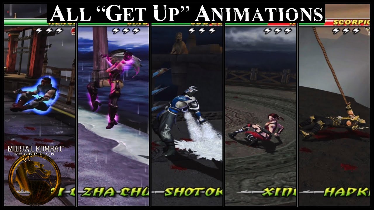 ALL “Get Up” Animations - Mortal Kombat Deception (PCSX2)