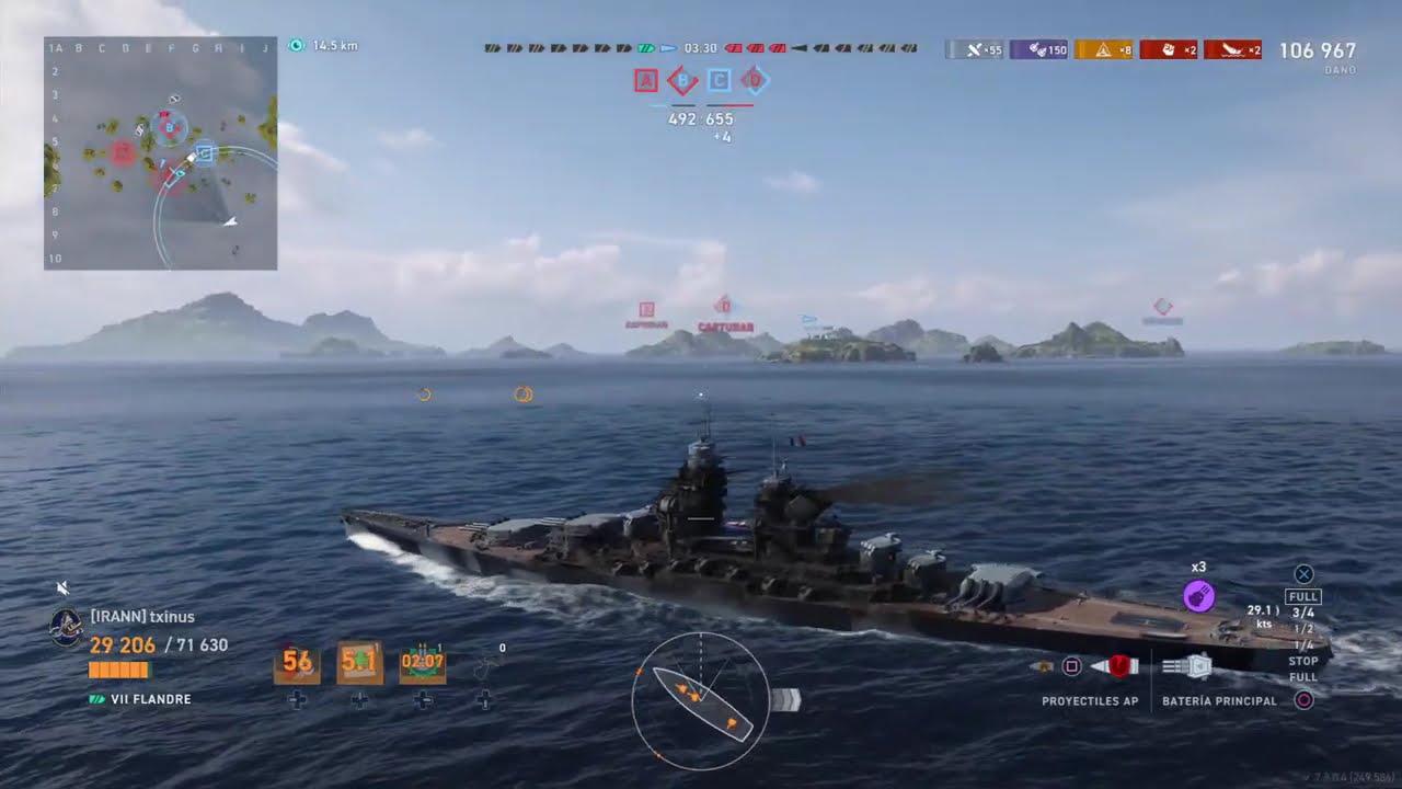 FLANDRE 4 KILLS 175K DMG  World of Warships: Legends