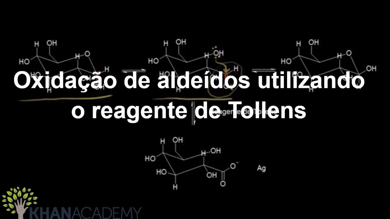 Oxidação de aldeídos utilizando o reagente de Tollens | Aldeídos e cetonas | Khan Academy