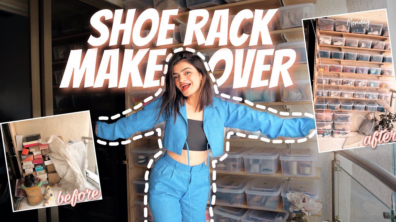 I did my SHOE RACK MAKEOVER!