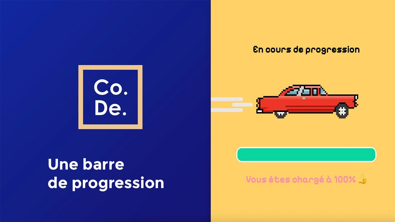 Progress Bar HTML/CSS – Facile et rapide !