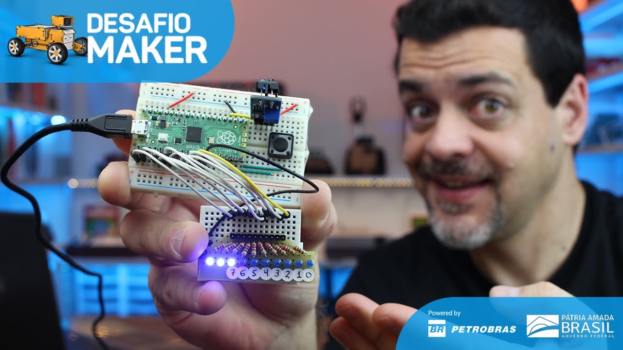 Desafio com MicroPython e Raspberry! Mini-aula 1 | Desafio Maker