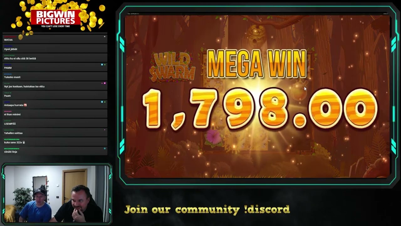 WILD SWARM BRINGING IN THE HONEY! TWO BIG BET BONUSES!