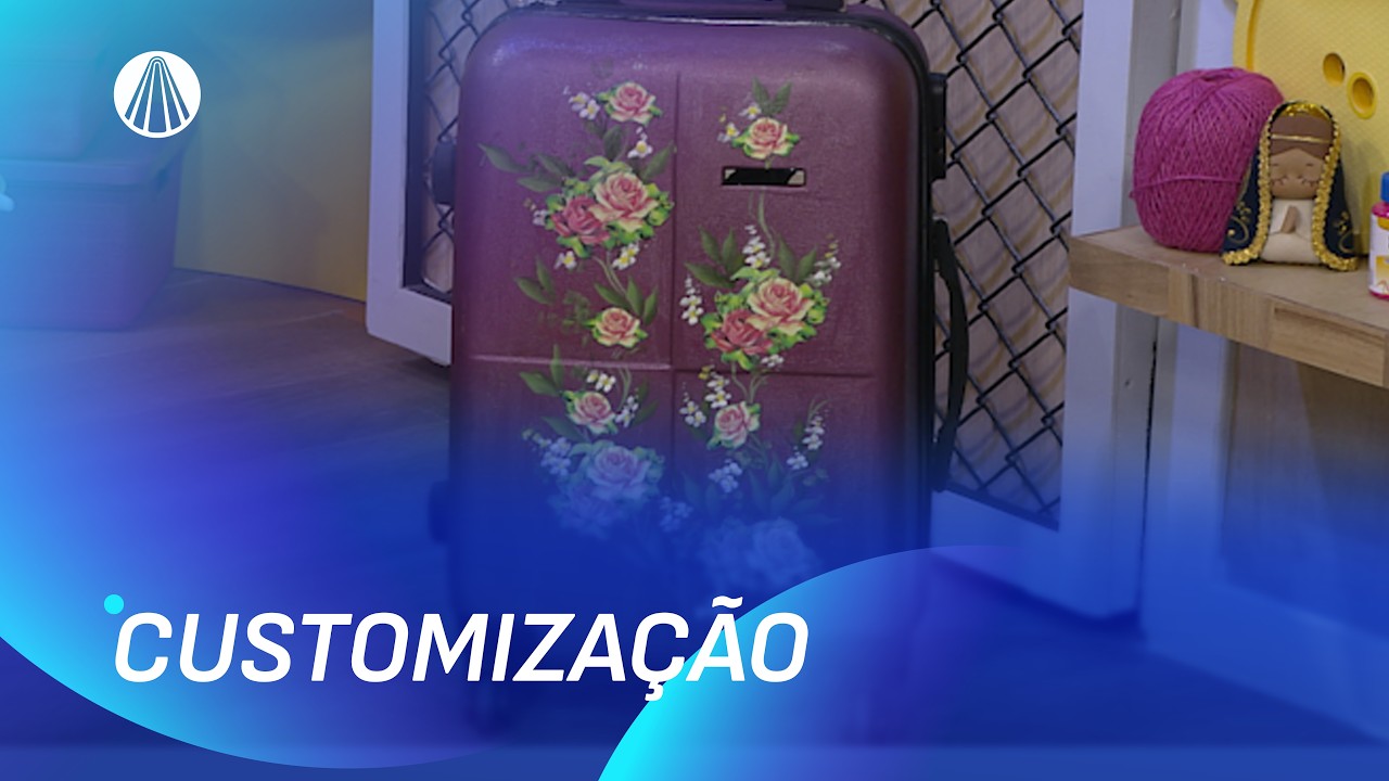 Decoupage em mala: transforme sua viagem em arte | Faça Você Mesmo