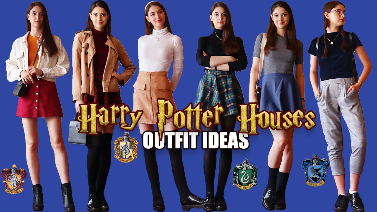 HARRY POTTER INSPIRED LOOKBOOK ⚡️ | Hogwarts Houses Outfit Ideas