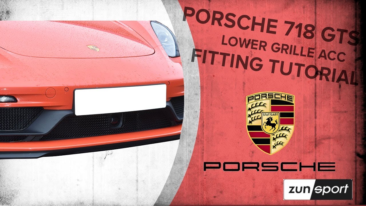 Porsche 718 GTS ACC Centre Fitting Tutorial