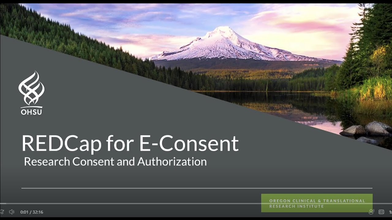 OCTRI REDCap Research Consent and Authorization and Staff Attestation