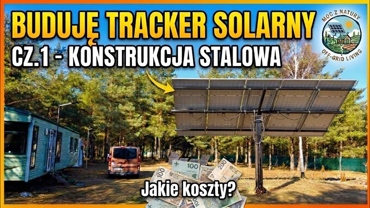 Buduję TRACKER SOLARNY! Moje PIERWSZE spawanie w życiu ⚡Jakie koszty? #offgrid 