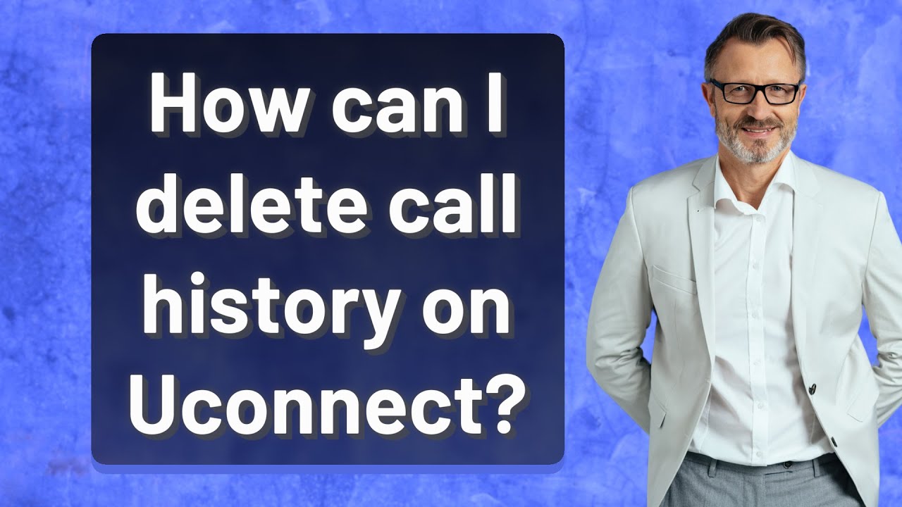 How can I delete call history on Uconnect?