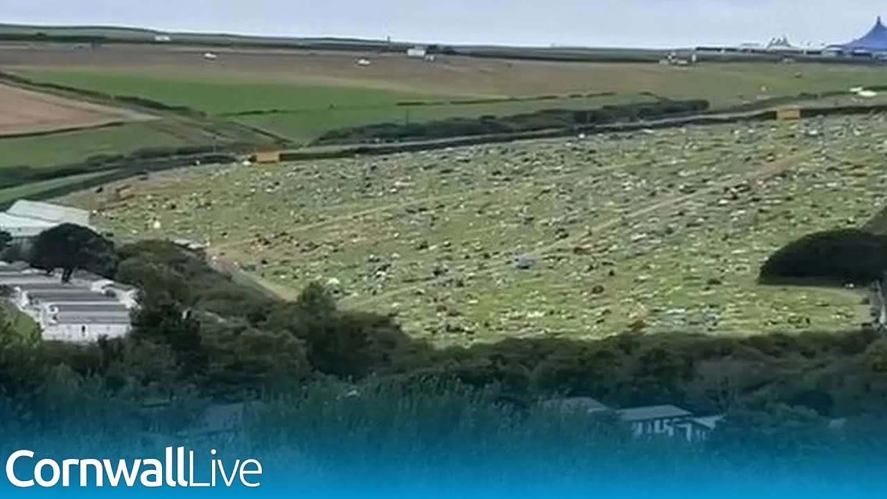 Boardmasters left as 'bomb site' but huge clean up underway
