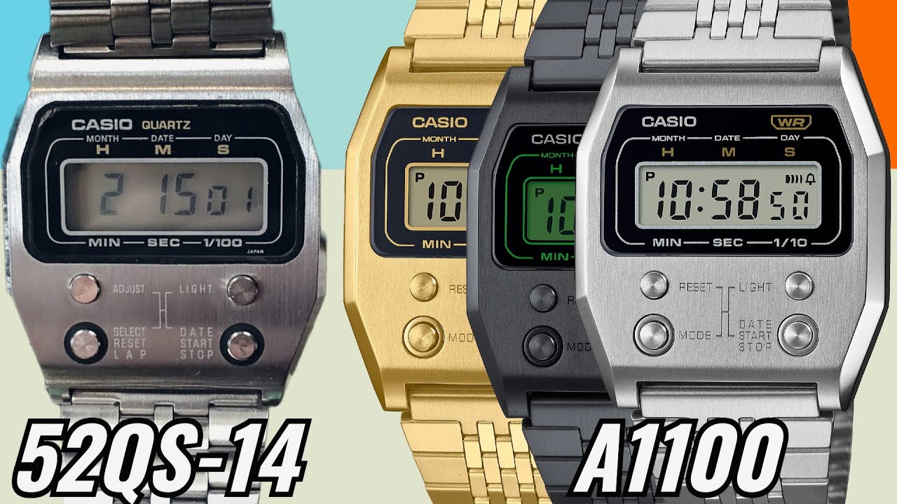 Закаляйтесь с Casio A1100 | Переиздание 52QS-14
