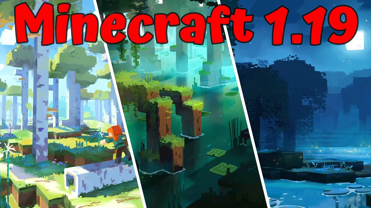 Minecraft 1.19 : THE WILD UPDATE, Warden City, Swamp, Frogs, Mangrove Tree, Mud bricks and more!