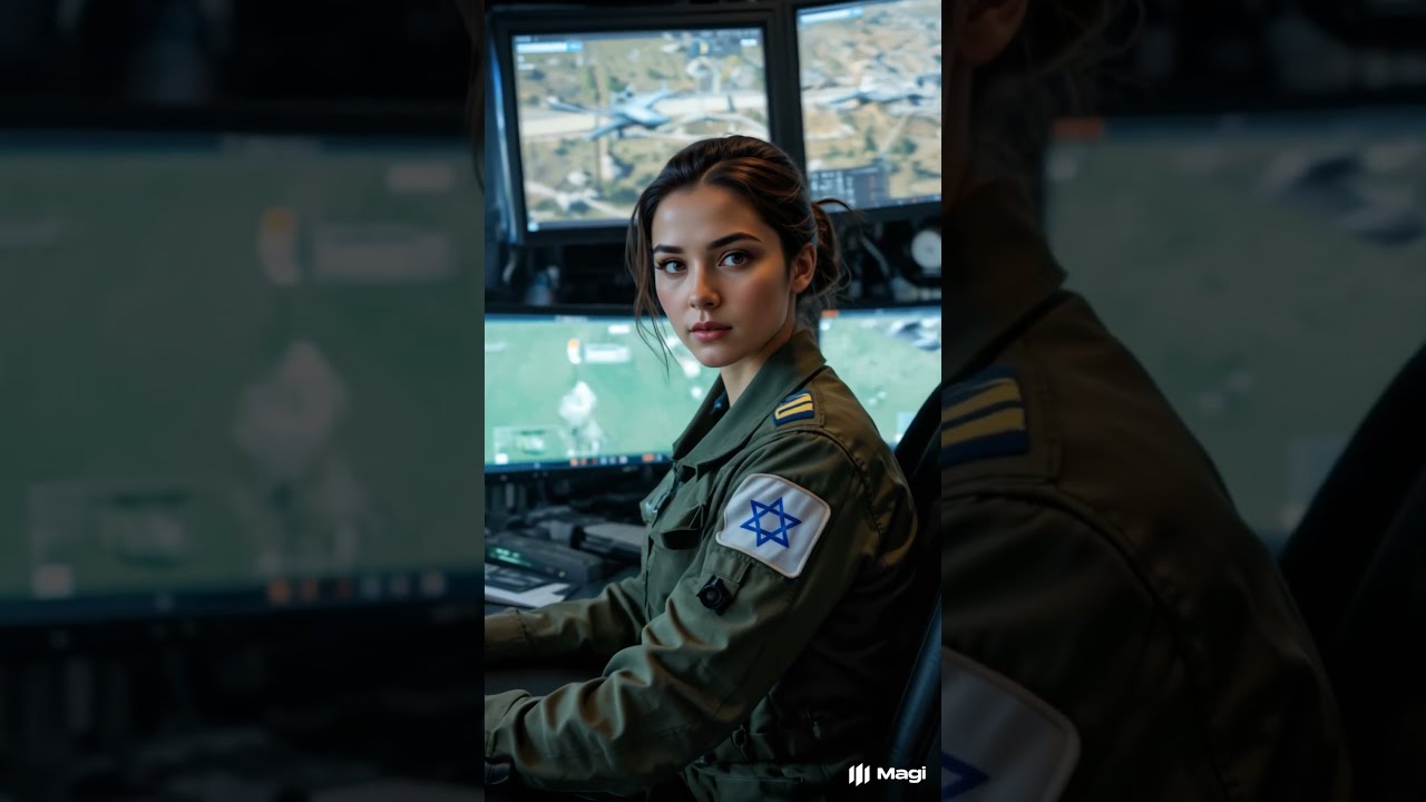 Israeli Female Fighter Pilot Ready for Action #shorts #ai #war #military