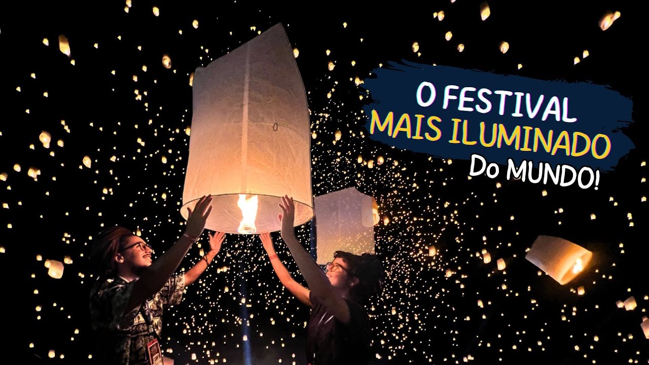 Experiência Completa no MAIOR Festival das Lanternas da Tailândia 🇹🇭