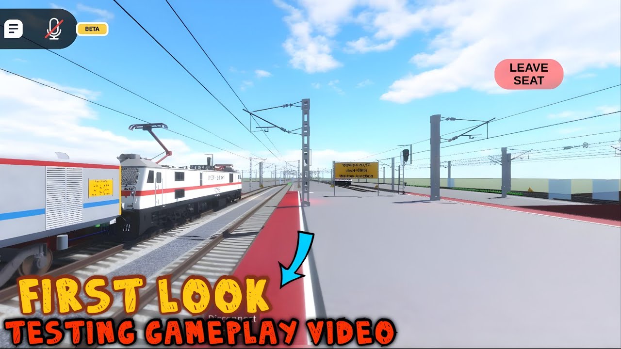 Roblox IR SIM Testing Gameplay Video| IR SIM| NEW INDIAN TRAIN Game 2025 | TESTING GAMEPLAY IR SIM