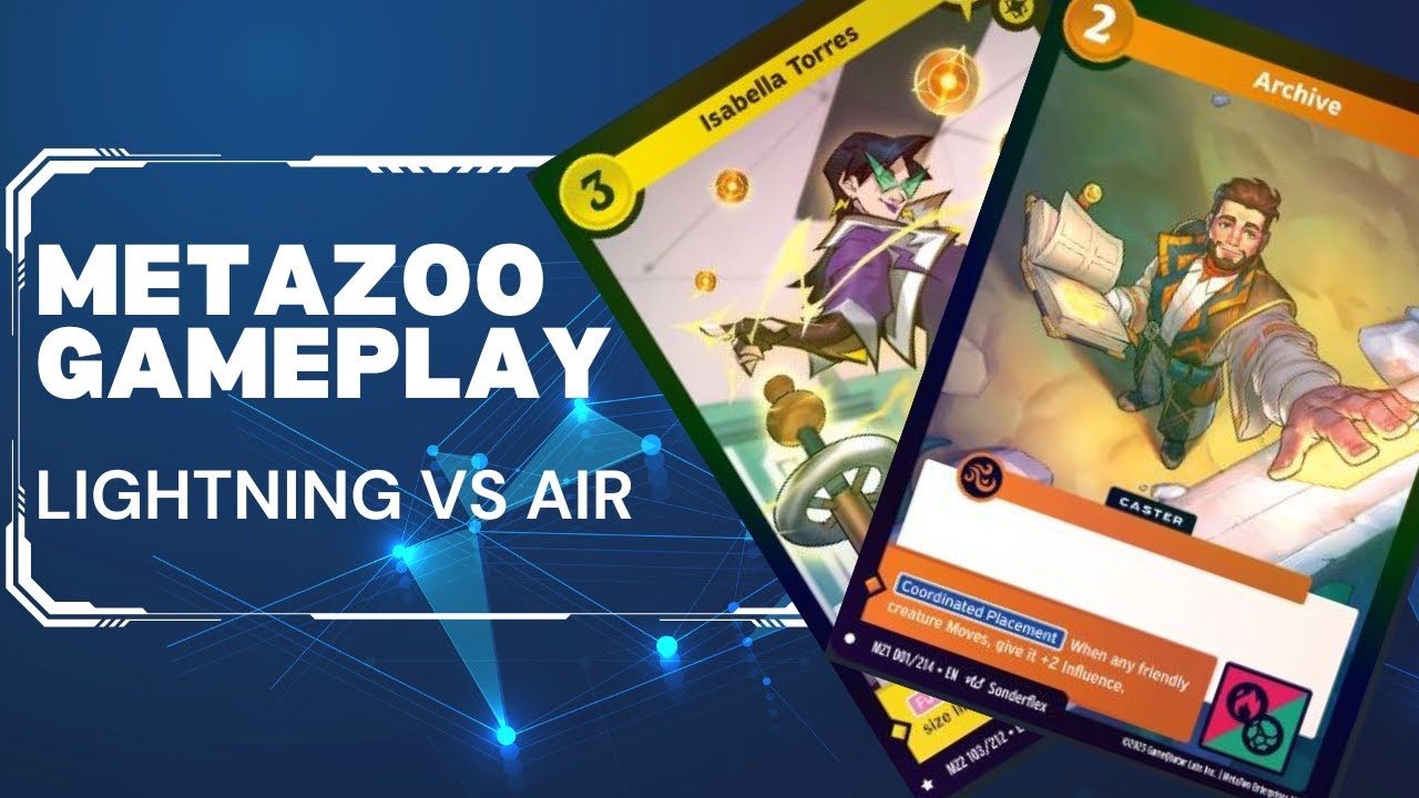 Игровой процесс MetaZoo | Изабелла против Архива [Молния против Воздуха]