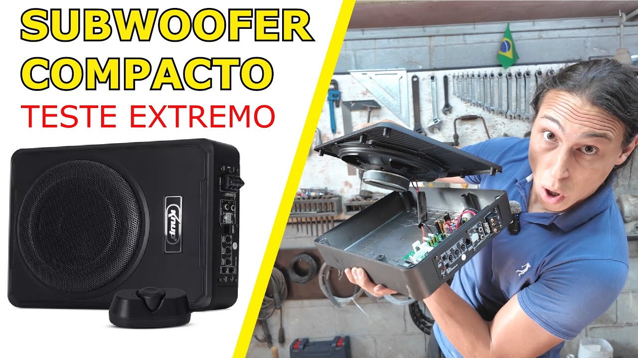 COMO FUNCIONA UM SUBWOOFER COMPACTO AUTOMOTIVO