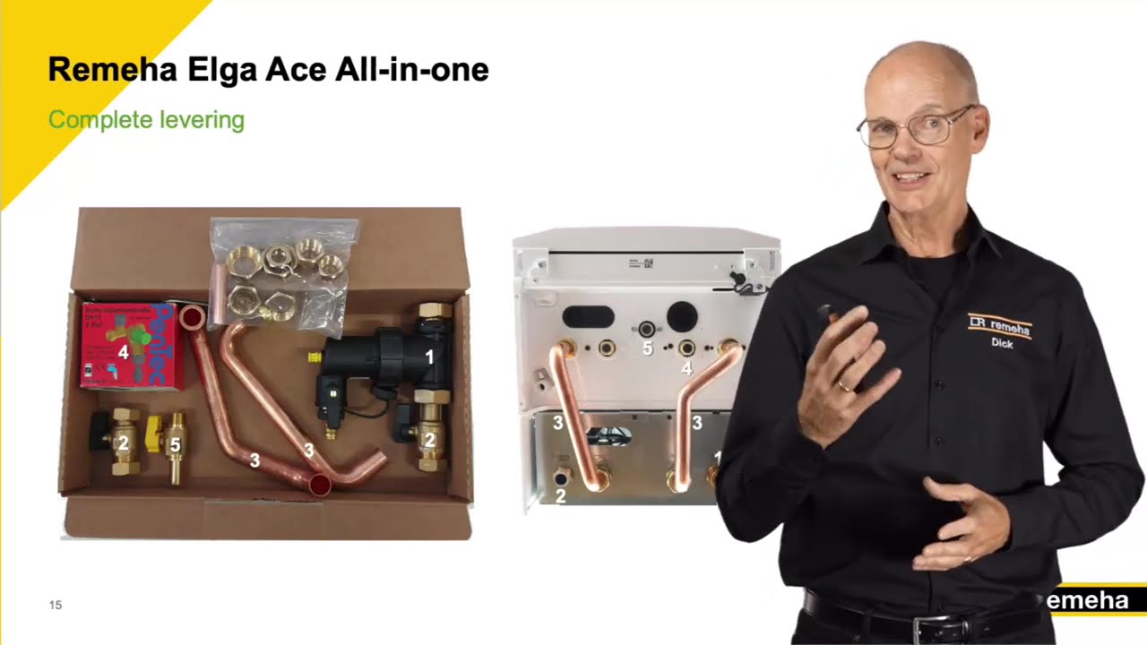 Online training 'Wil je binnen een uur leren hoe een Elga Ace All-in-one werkt?' - Remeha en Rensa