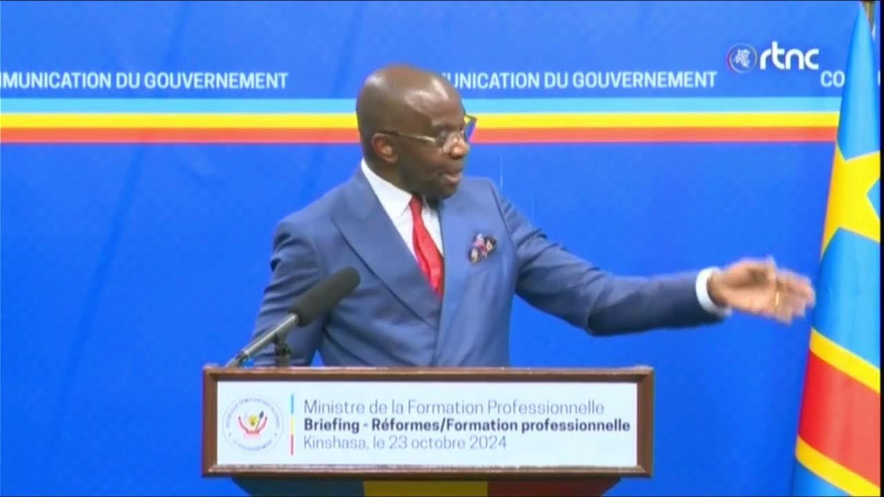 #RDC Briefing Presse - Reformes amorcées dans le secteur de la Formation Professionnelle pour le …