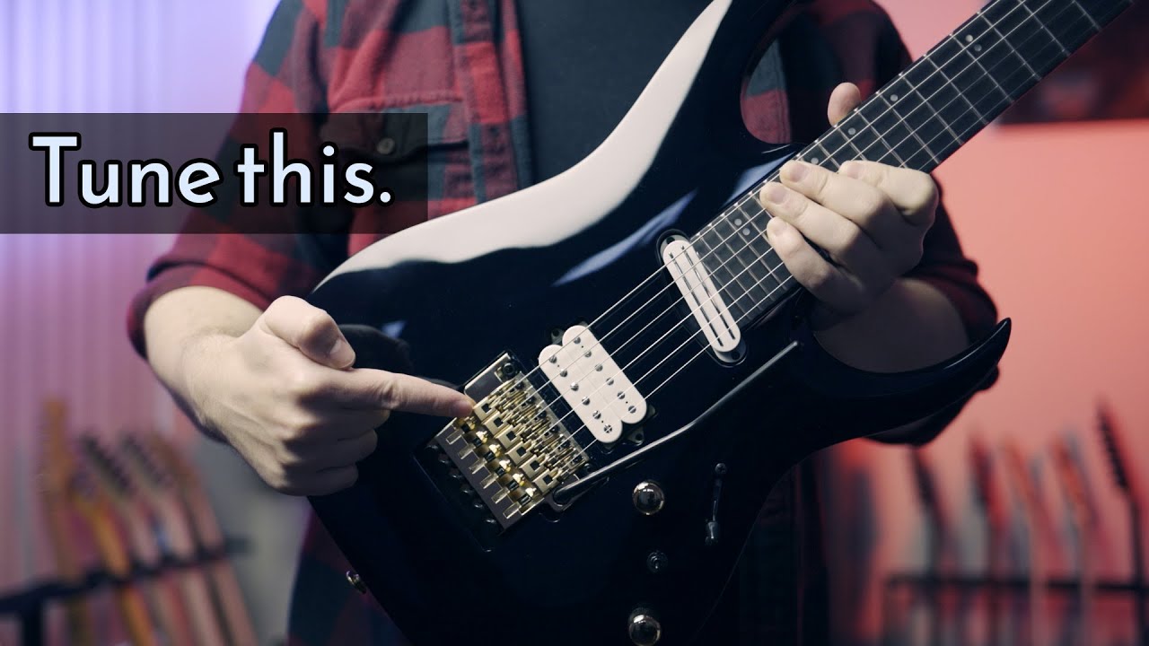 How to Tune an Ibanez/Floyd Rose Floating Tremolo Bridge