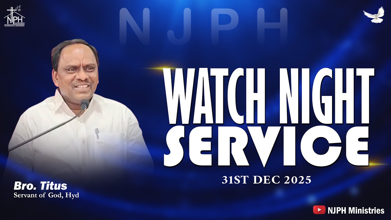 #live Watch Night Service | 31st Dec 2025 | #hebron #telugu #christian #live #sermon #jesus #god