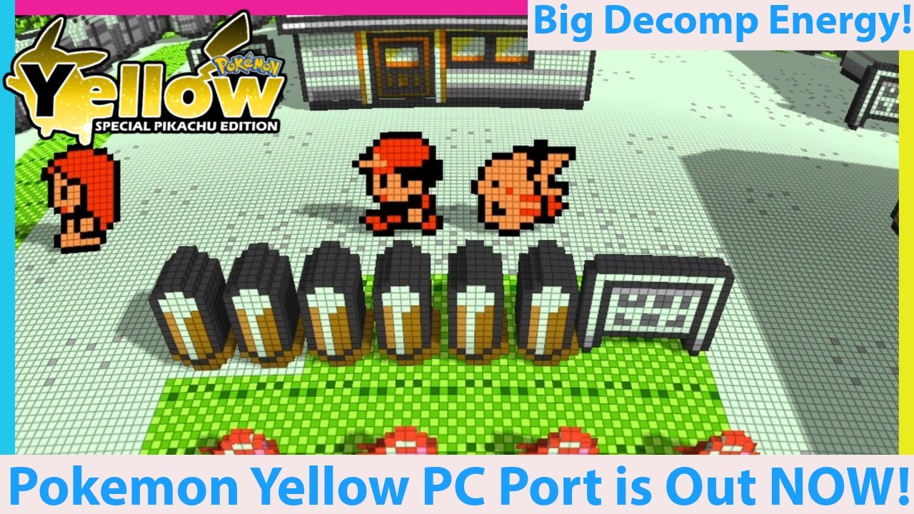 Pokemon Yellow PC Port is Out Now! The Whole Trilogy on PC