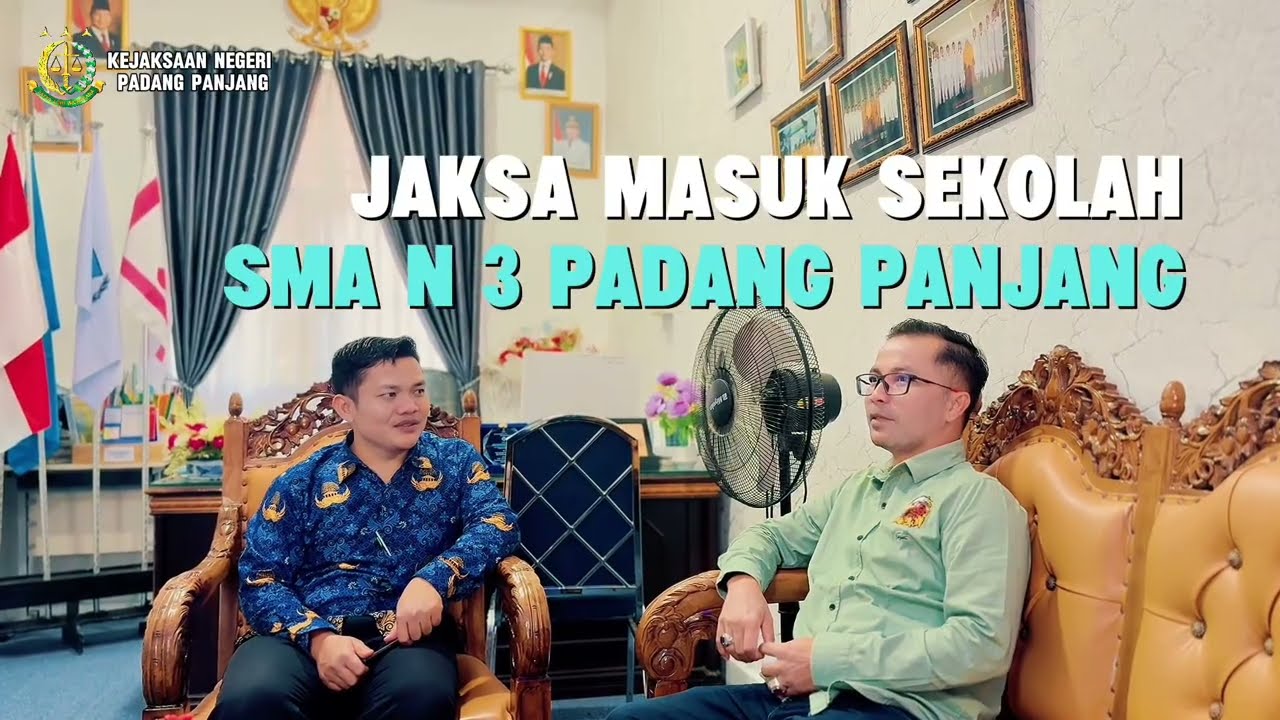 KESERUAN JAKSA KEJARI PADANG PANJANG MASUK SEKOLAH SMA N 3 PADANG PANJANG