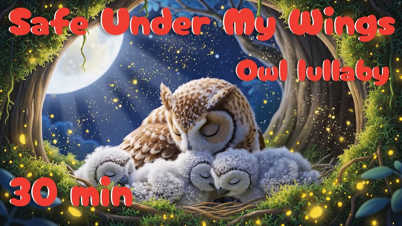 Safe Under My Wings 🦉 Relaxing Forest Lullaby for Babies & Toddlers