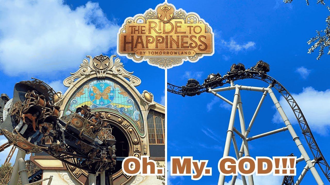 Finally Riding RIDE TO HAPPINESS!! - Plopsaland de Panne Vlog!