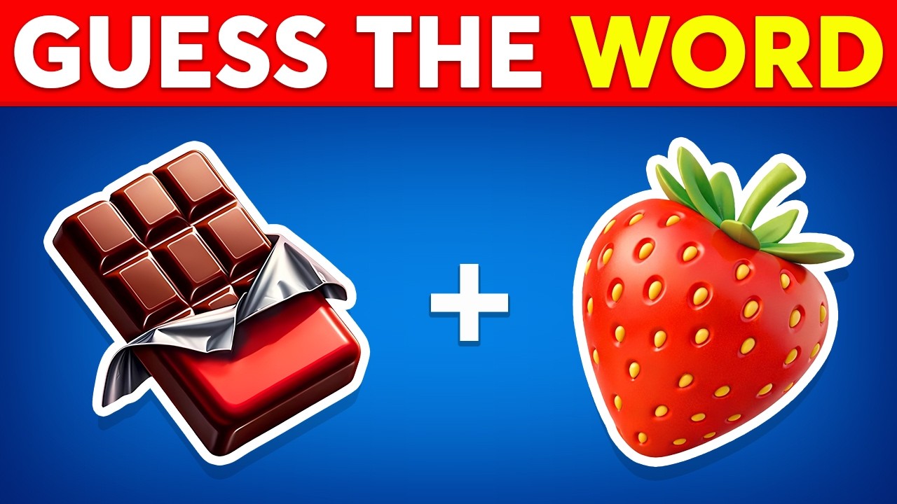 Guess the Word by Emojis 🤔 Super Fun Emoji Puzzles