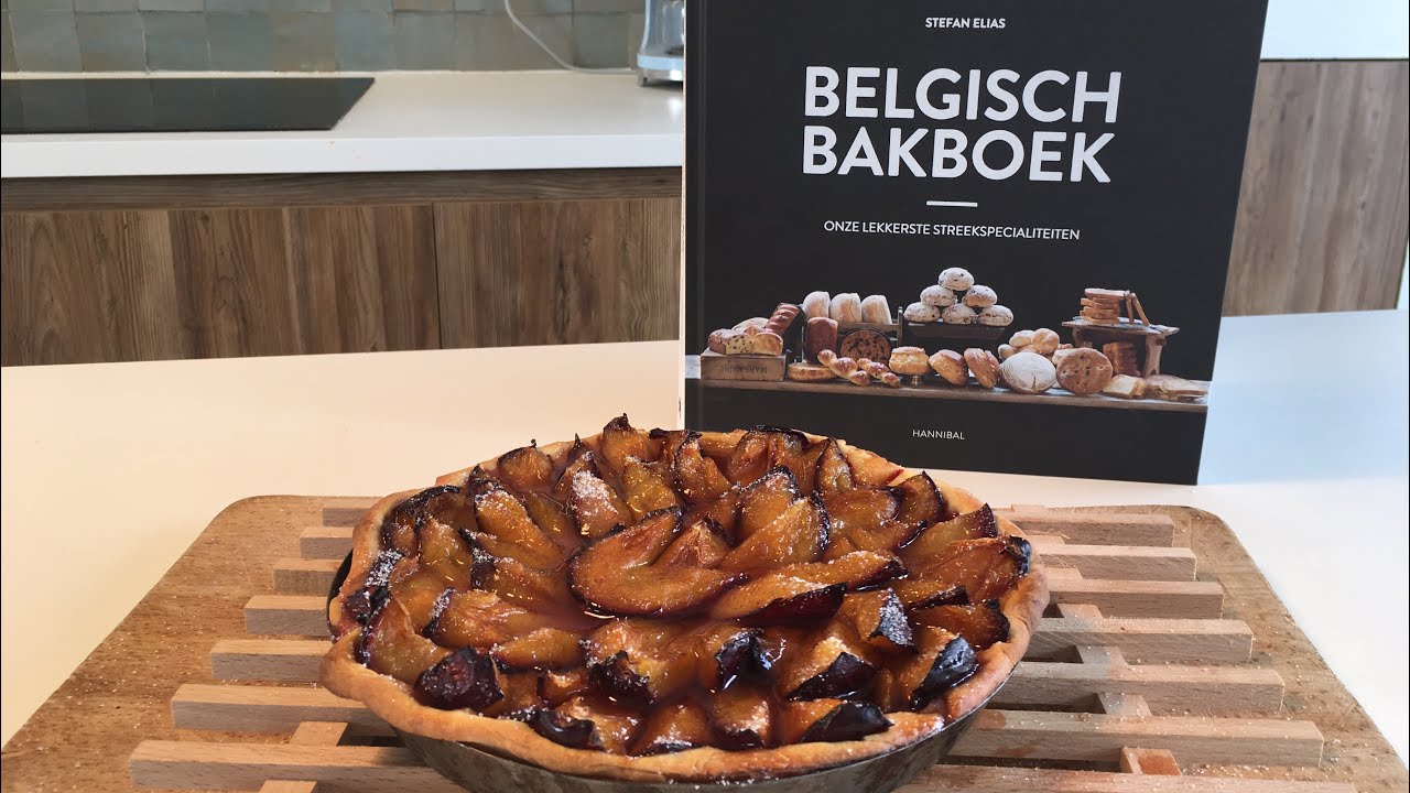 Stefan Elias bakt pruimentaart uit het Belgisch bakboek 👍