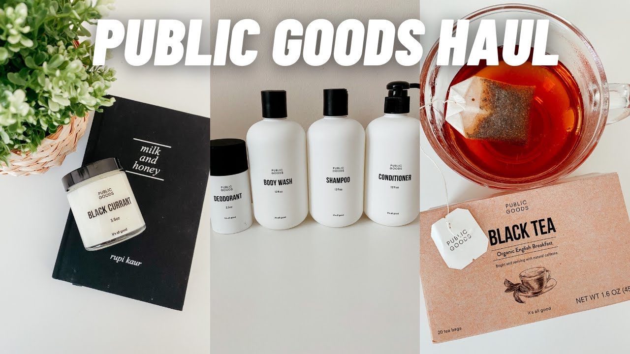 PUBLIC GOODS HAUL | Testing out their products, thoughts + review