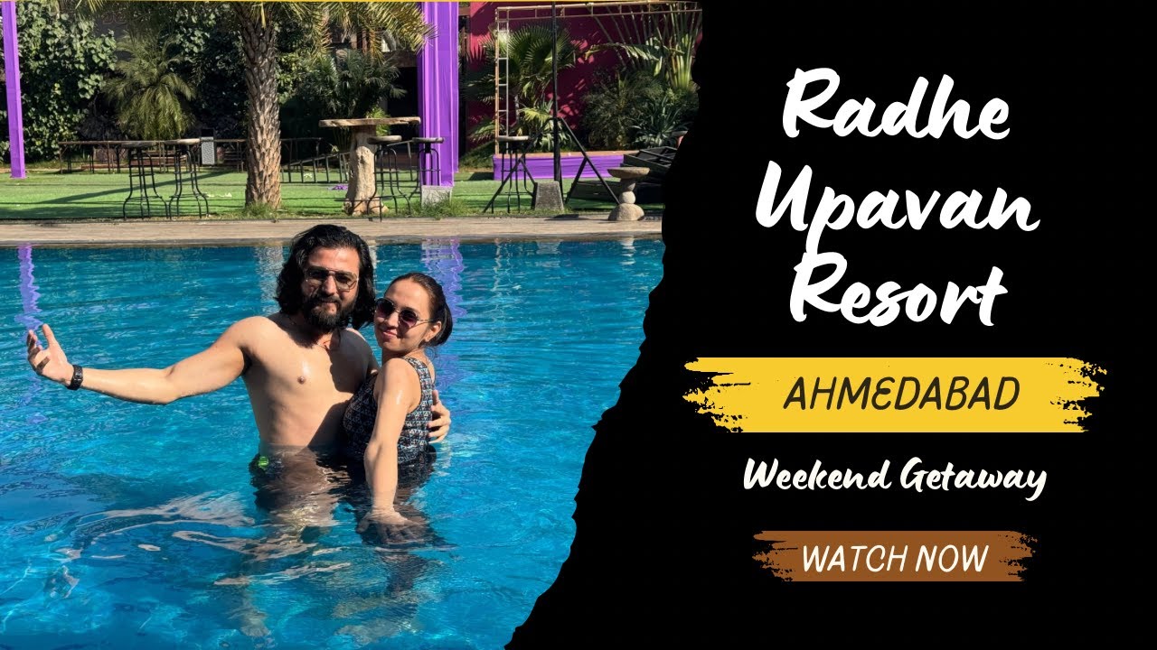 Radhe Upavan Resort Vlog | Weekend Getaway Near Ahmedabad | Day At Radhe Upavan Resort | Bagh-One