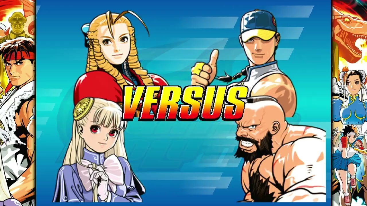 Capcom Fighting Evolution - Karin & Ingrid Playthrough (Arcade Mode)