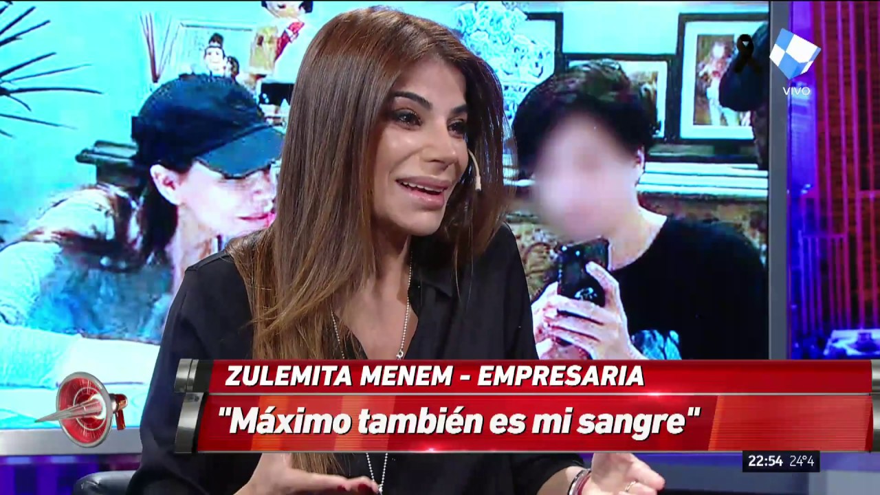 Zulemita Menem en Intratables: 