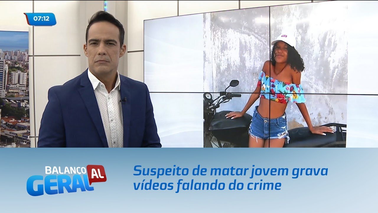 Suspeito de matar jovem grava vídeos falando do crime